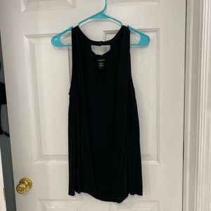 Black tank top